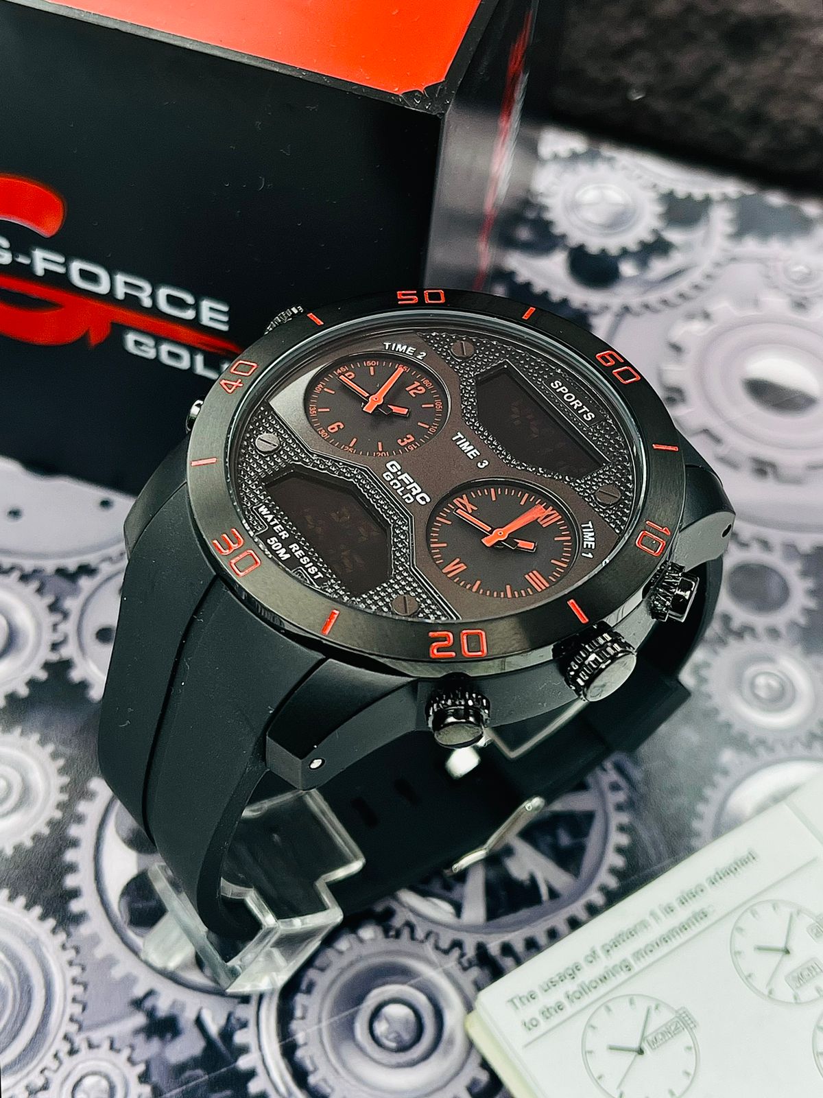 RELOJ G Force Edición Dorada 4 horas