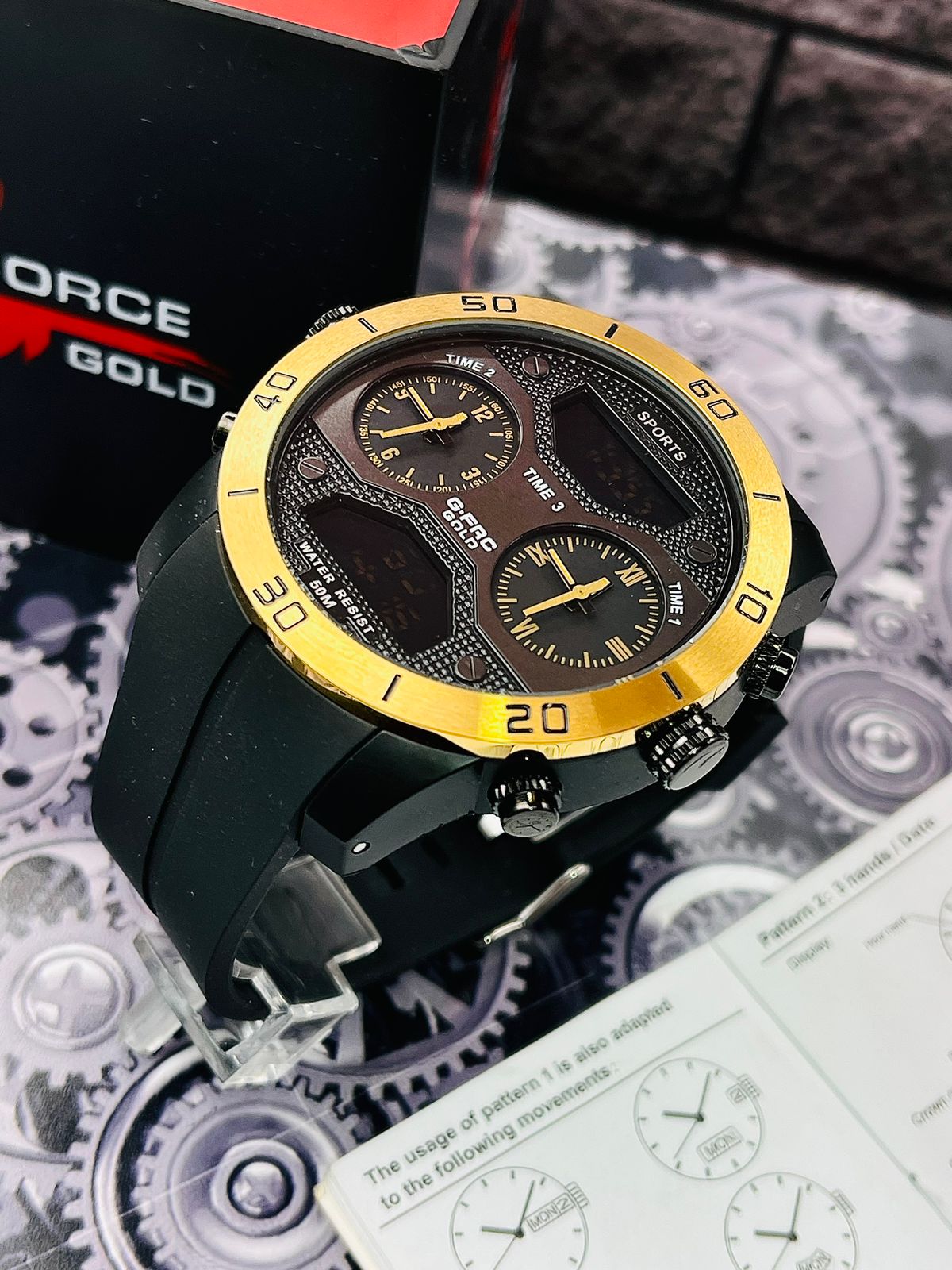 RELOJ G Force Edición Dorada 4 horas