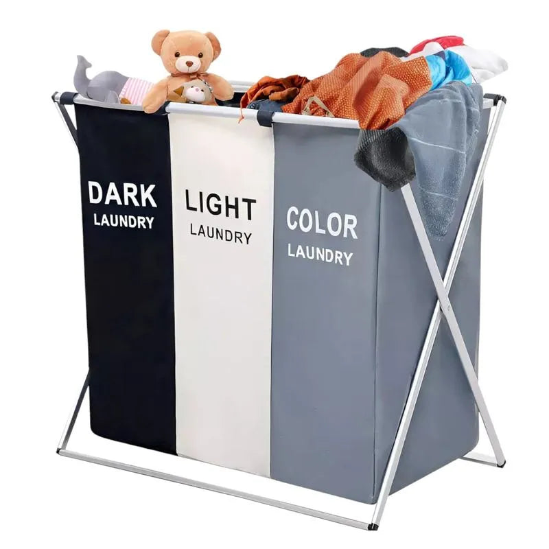 Organizador Ropa Sucia Plegable 3 Compartimientos