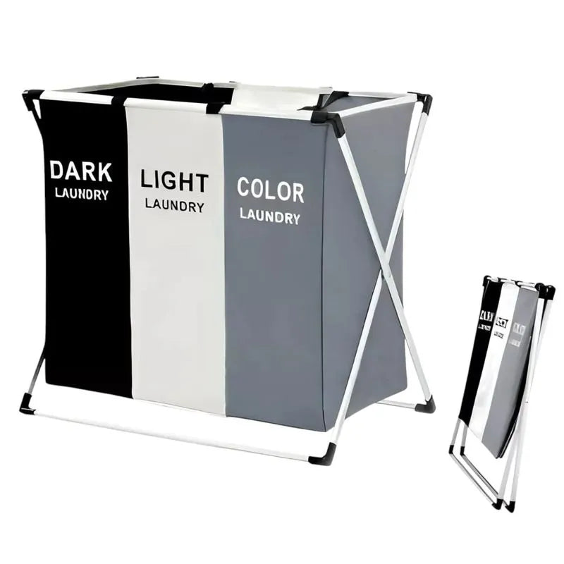 Organizador Ropa Sucia Plegable 3 Compartimientos
