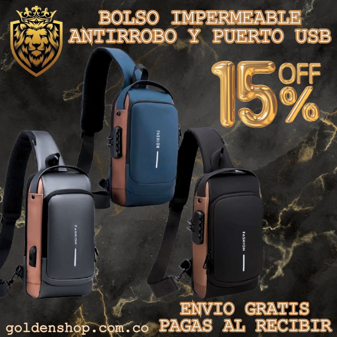 Bolso Impermeable Antirrobo