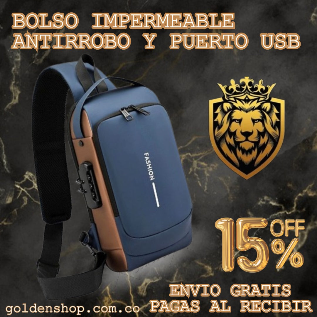 Bolso Impermeable Antirrobo